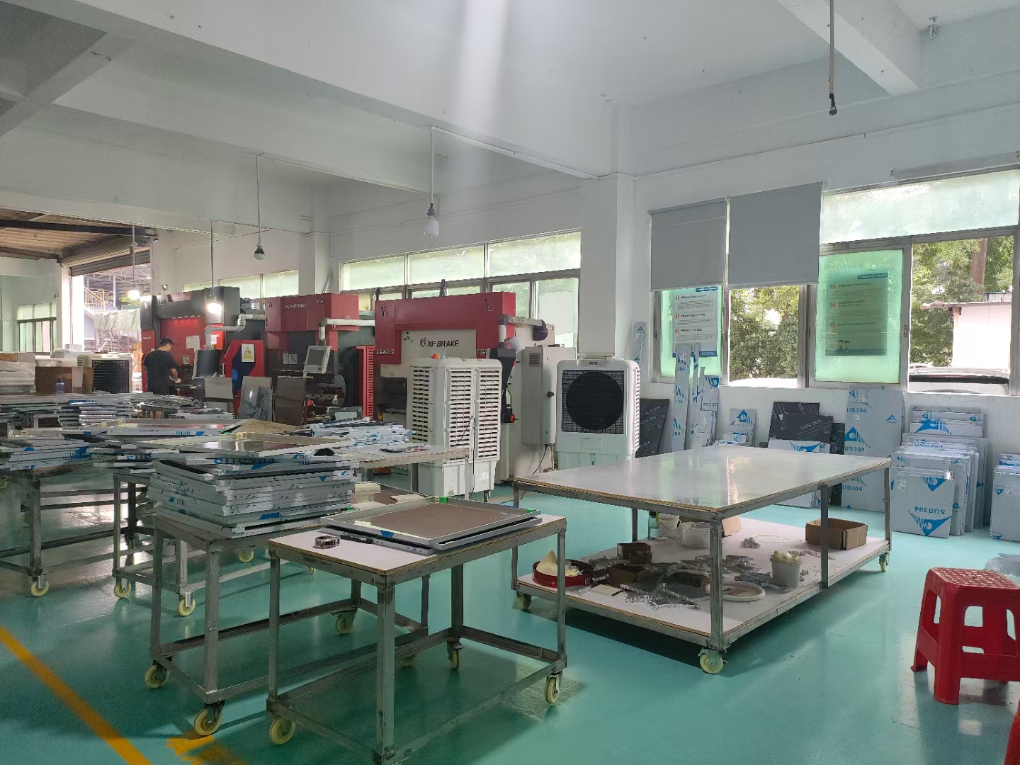 不銹鋼加櫥柜工廠房